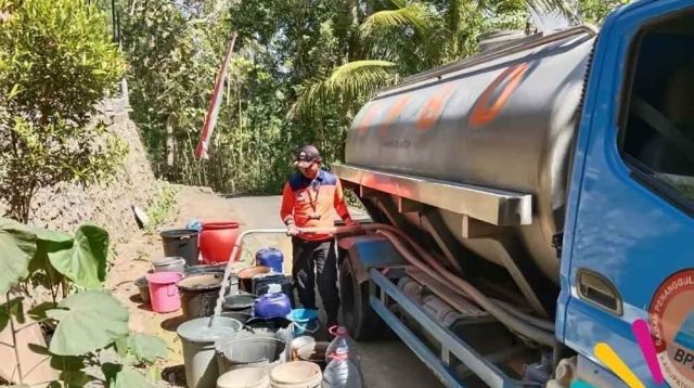 Kemarau Panjang, BPBD Kabupaten Blitar Catat Sembilan Desa Paceklik Air Bersih