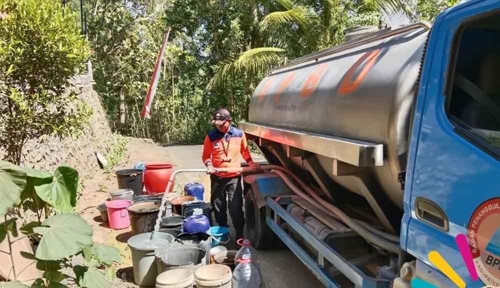 Kemarau Panjang, BPBD Kabupaten Blitar Catat Sembilan Desa Paceklik Air Bersih