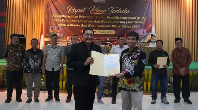 Tetapkan DPS, Ketua KPU Kota Blitar: Pemilih Baru Tembus 1.908