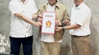 Pilkada Kota Blitar, Diserahkan dari Sekjen, Gerindra Rekom Bambang-Bayu 