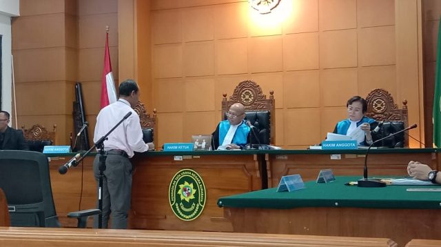 Sidang permohonan keberatan putusan KI di PTUN Surabaya
