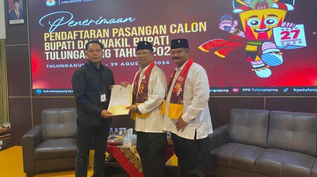 KPU Tulungagung: Syarat Pendaftaran Mardinoto Komplit, Pasangan Lain Belum Ada Tanda-tanda Mendaftar