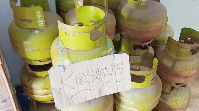 Lagi, LPG 3 Kg di Kabupaten Kediri Menghilang, Harga Naik, Emak-emak Bereaksi