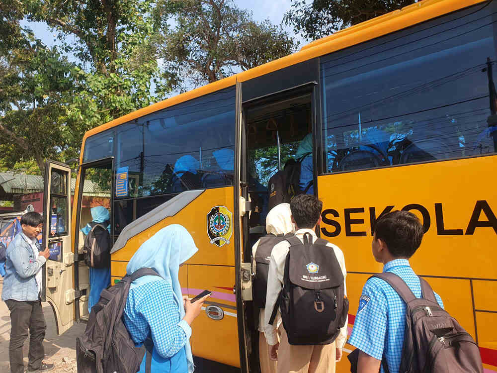 Dana Operasional Terbatas, Bus Sekolah Gratis di Kabupaten Tulungagung Tak Beroperasi Jam Pulang