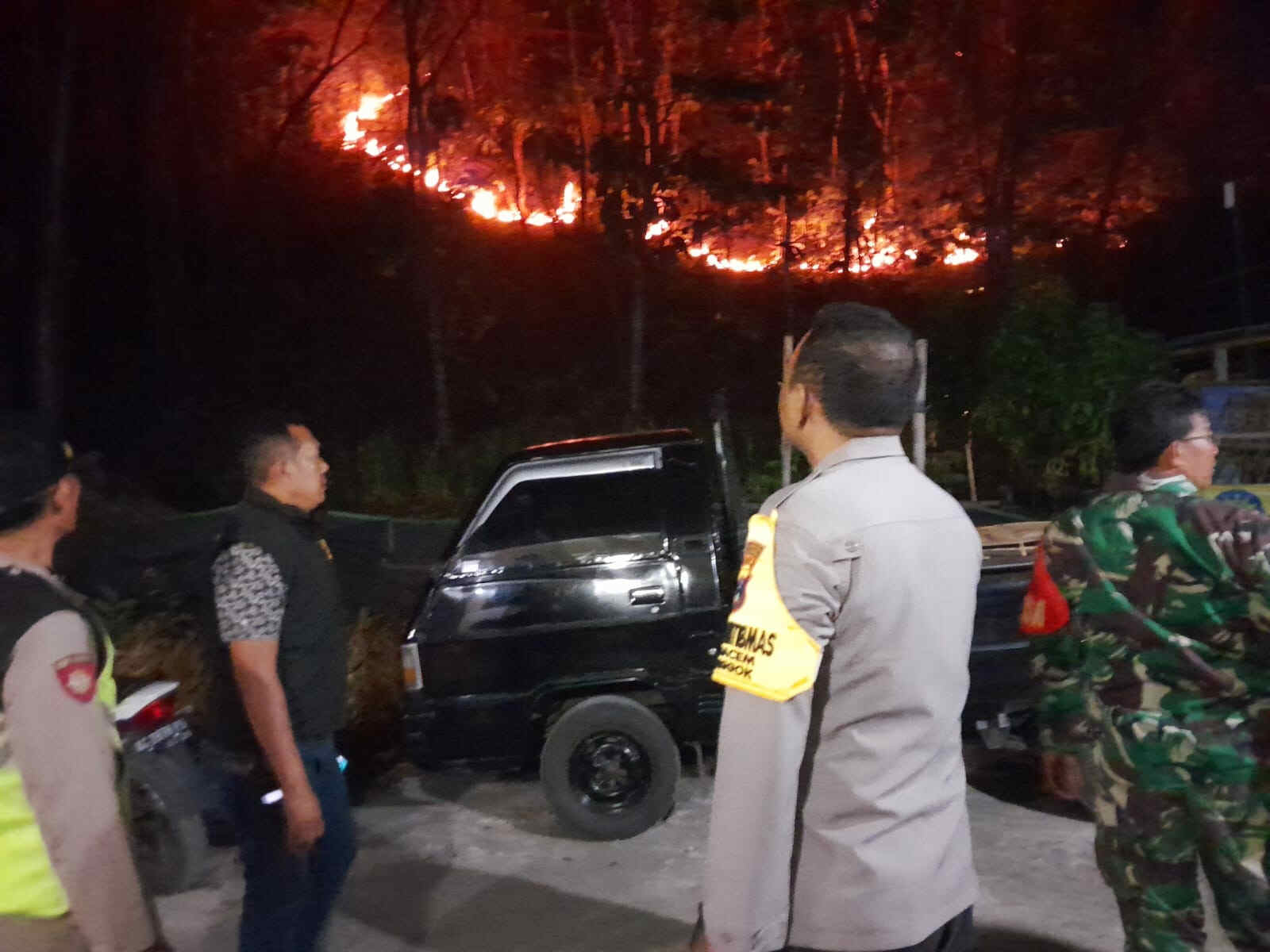 Buang Puntung Rokok, Picu Kebakaran Gunung Pegat Blitar