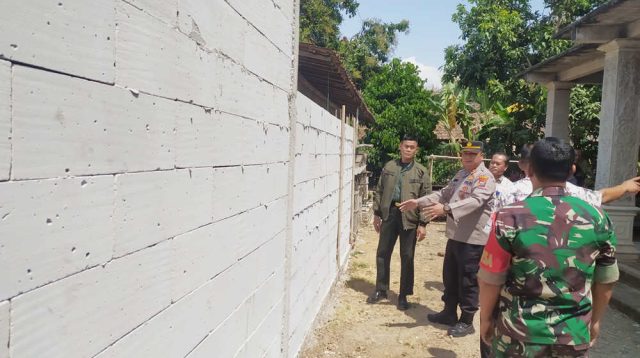 Sering Cekcok, Warga Desa Jabung Tutup Akses Jalan Tetangga dengan Tembok