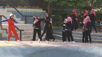 Bunda Fey Senam Sehat Bersama Lansia, Lansia Kota Kediri Harus Sehat dan Produktif