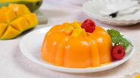 Bikin Nagih! Resep Puding Mangga dengan Kombinasi Buah Tropis dan Saus Vanilla