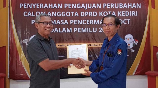 KPU Kota Kediri, Pencermatan Rancangan DCT, Satu Parpol Tidak Ajukan Calon Dewan