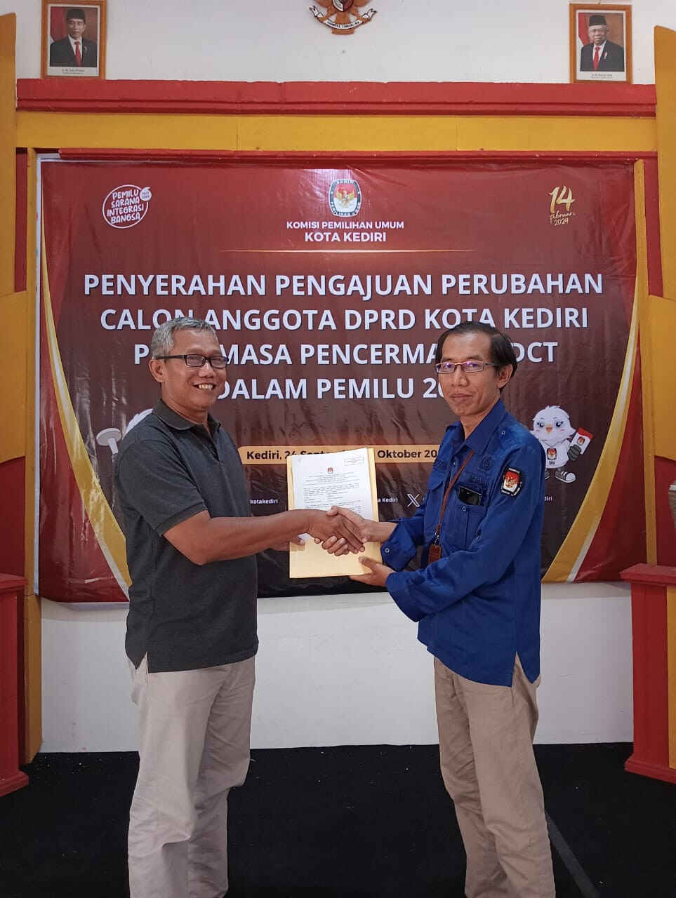 KPU Kota Kediri, Pencermatan Rancangan DCT, Satu Parpol Tidak Ajukan Calon Dewan