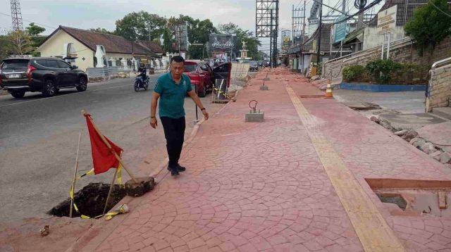 Cek Proyek Face Off Jalan Gajahmada, Bupati Ponorogo Puas