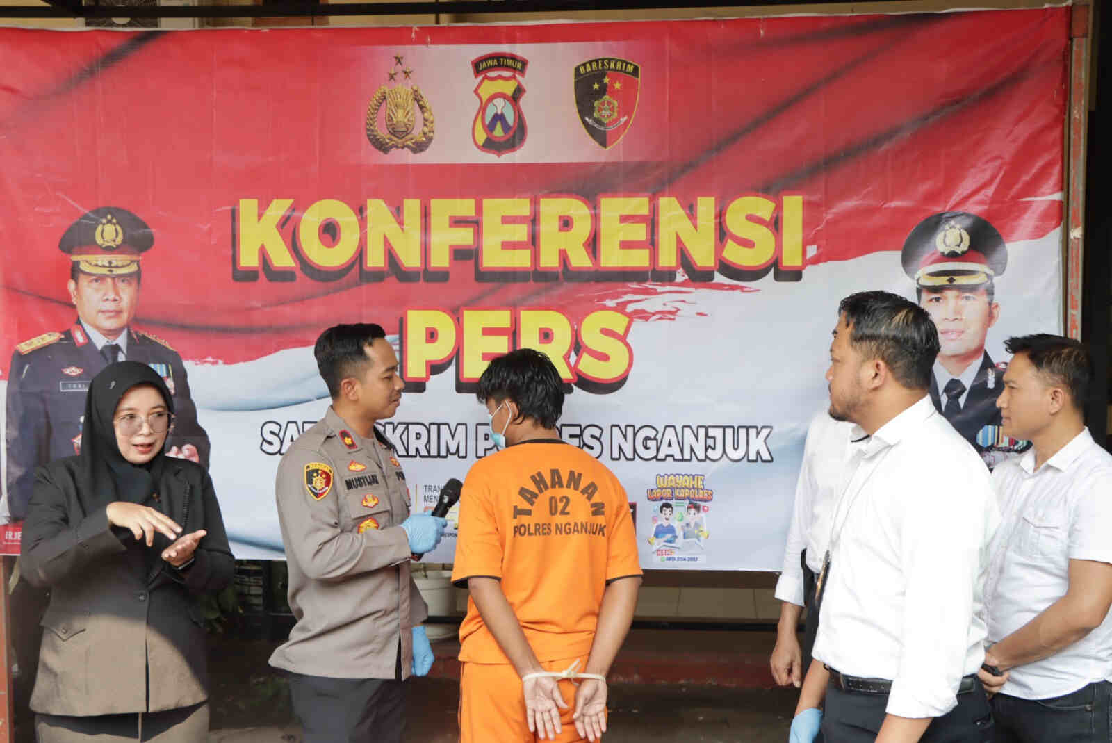Pelaku Penusukan di Sugihwaras Diamankan Polres Nganjuk, ini Motifnya