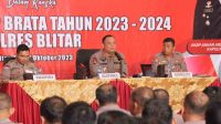Jelang Pemilu, Polres Blitar Gelar Lat Pra Ops Mantap Brata