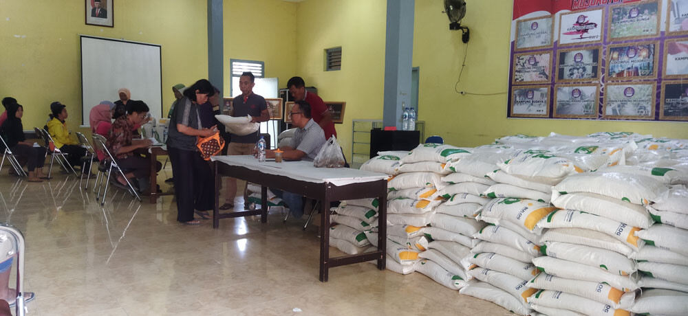 Penerima Bantuan Pangan Kota Kediri Turun Dibanding Tahap Sebelumnya