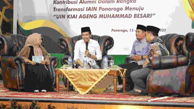 Pembicara di Reuni Akbar STAIN IAIN Ponorogo, Mas Syah Ajak Alumni Kontribusi Aktif ke Masyarakat