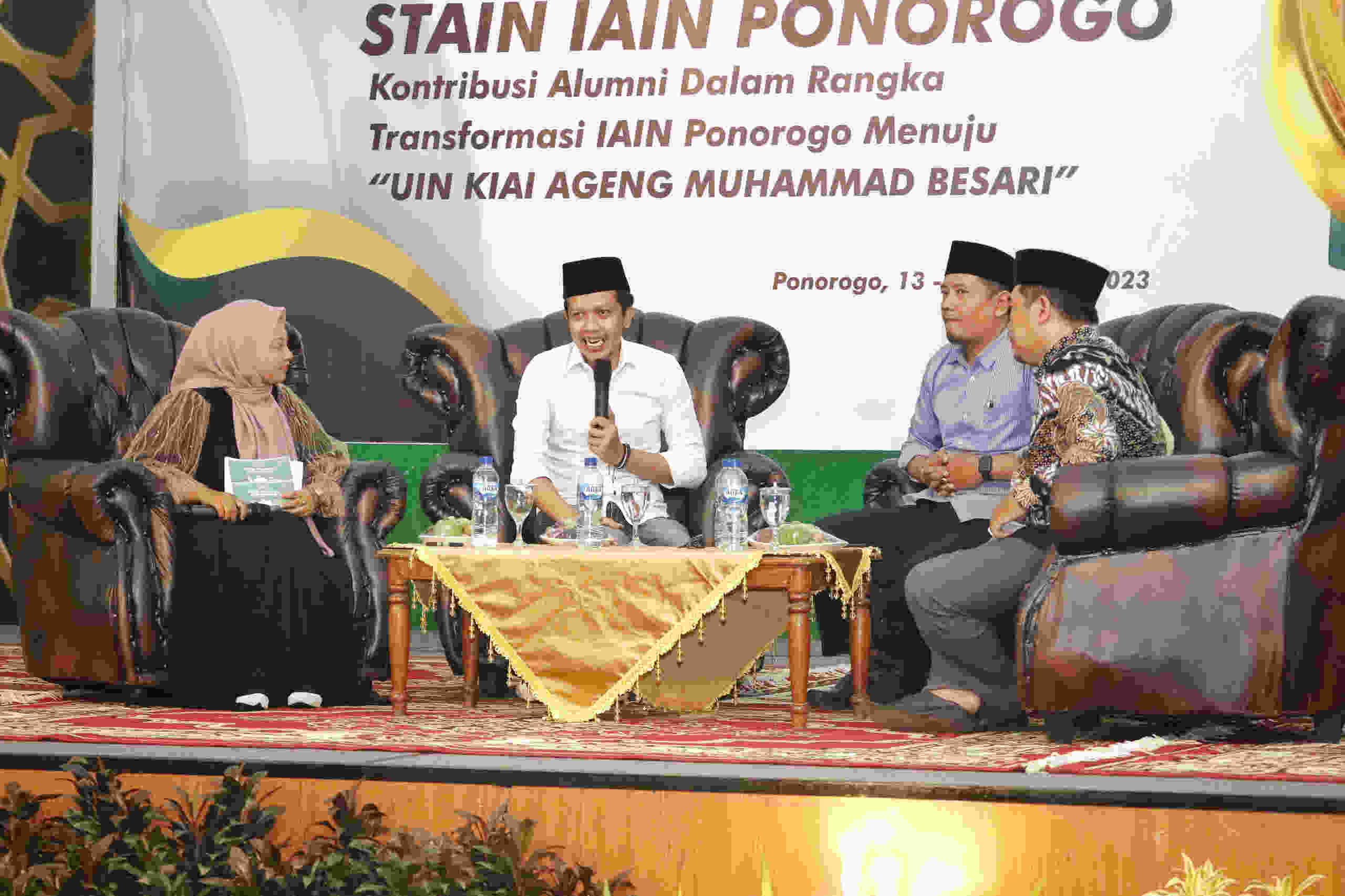 Pembicara di Reuni Akbar STAIN IAIN Ponorogo, Mas Syah Ajak Alumni Kontribusi Aktif ke Masyarakat
