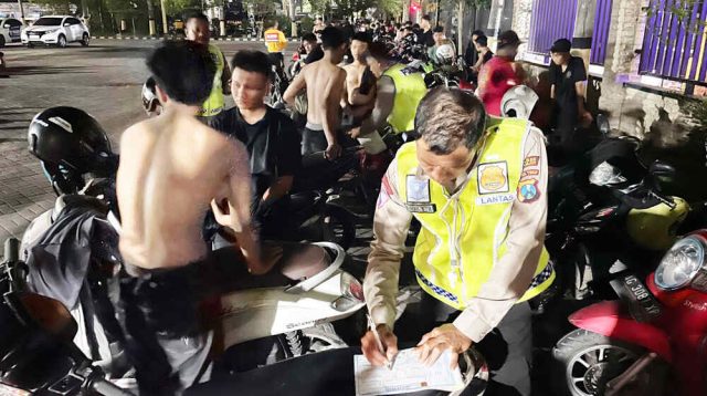 Hendak Balap Liar, Puluhan Motor Terjaring Razia