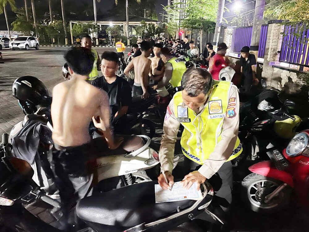 Hendak Balap Liar, Puluhan Motor Terjaring Razia