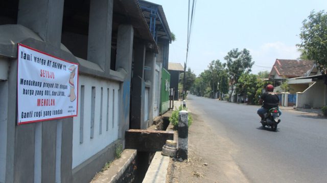 Terdampak Proyek Tol Kediri-Tulungagung, Warga Mojoroto Kota Kediri Tolak Ganti Rugi Rendah