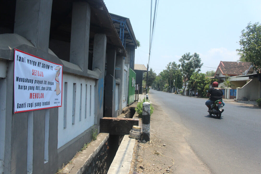 Terdampak Proyek Tol Kediri-Tulungagung, Warga Mojoroto Kota Kediri Tolak Ganti Rugi Rendah
