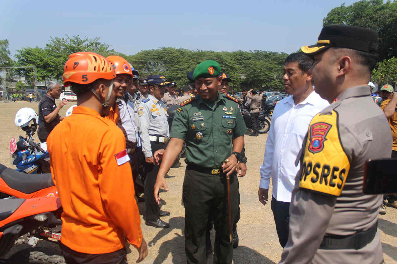Ratusan Personel Diterjunkan, Operasi Mantap Brata di Kediri Digelar