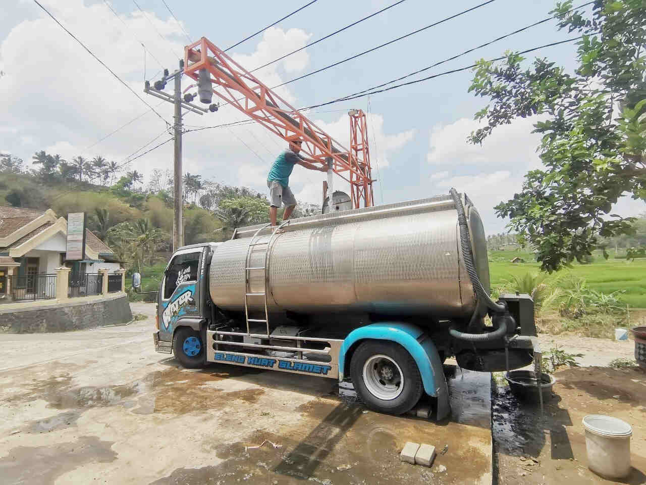Kemarau Membawa Berkah, Pengusaha Air Bersih di Ponorogo Banjir Order
