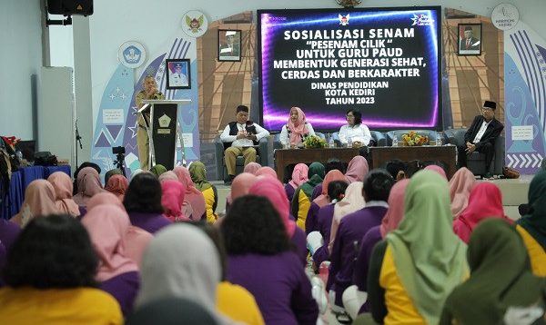 Sosialisasikan ‘Pesenam Cilik’ pada Guru PAUD Kota Kediri, Lahirkan Generasi Sehat, Cerdas, dan Berkarakter