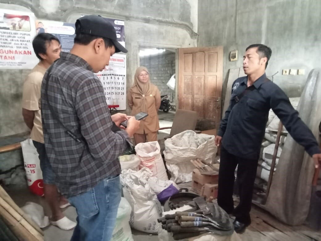 Jelang Musim Tanam, Satgas Pangan Polres Blitar Kota Sidak Kios Pupuk Subsidi