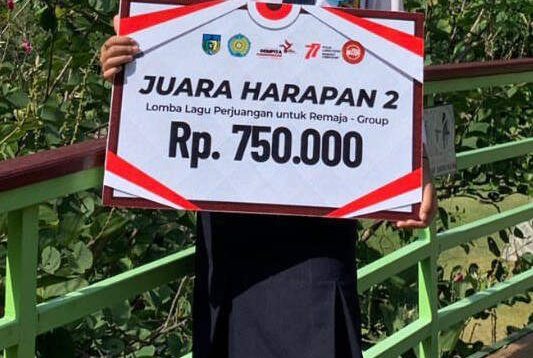 Prineasty Lejar Kinasih Siswi SMP Negeri 1 Kras, Jawara Lomba Seni