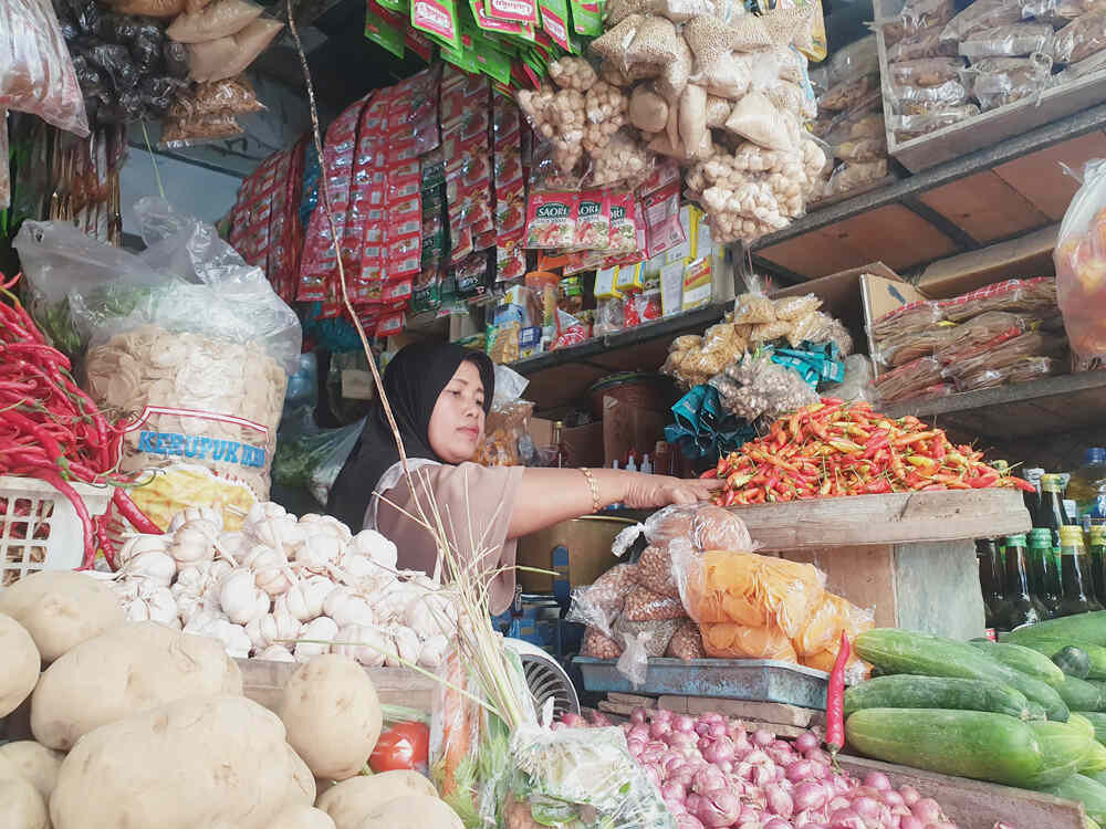 Stok Dipastikan Aman, Harga Cabai Rawit di Pasar Ngemplak Tulungagung Tembus Rp 75 Ribu Perkilogram