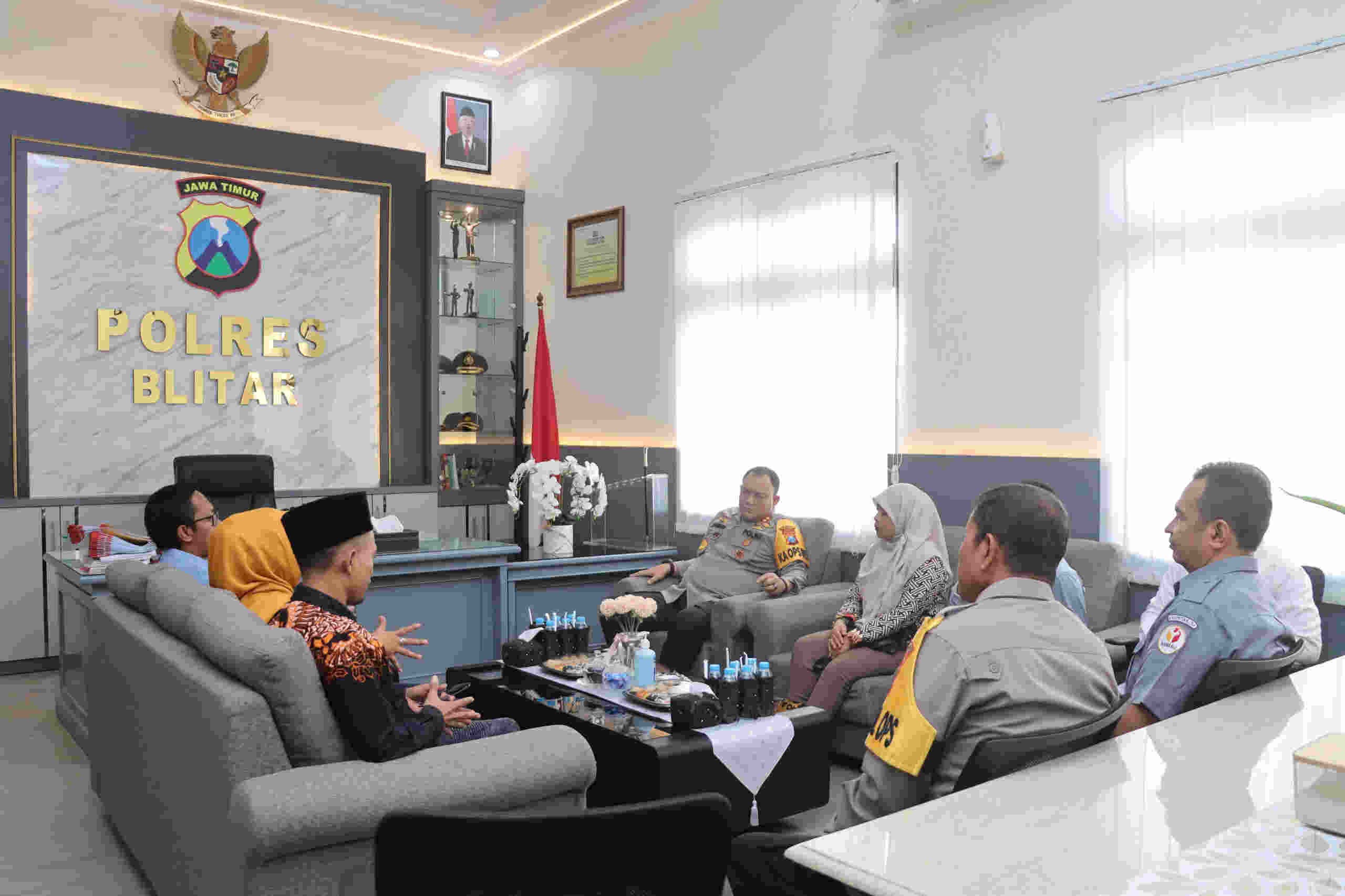 Polres-Bawaslu Kabupaten Blitar Komitmen Lancarkan Pemilu