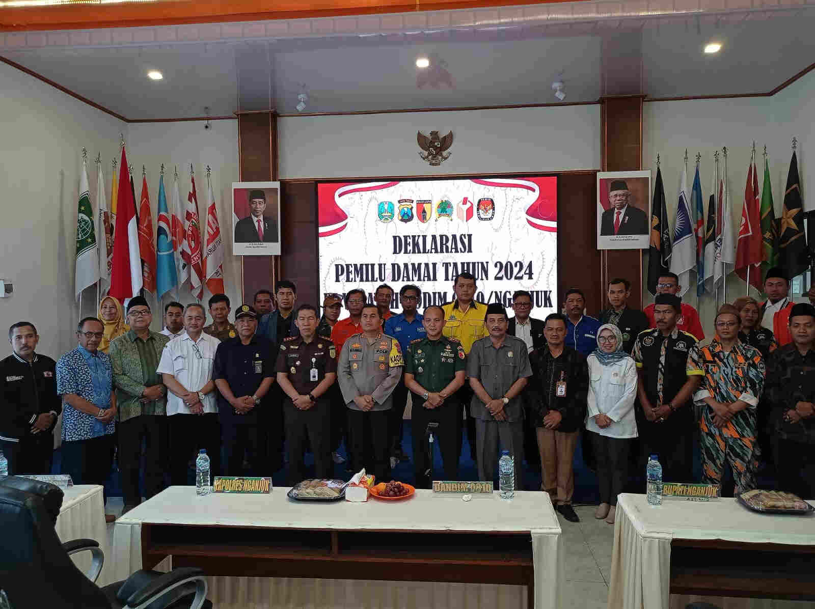 KPU Kabupaten Nganjuk Apresiasi Patroli Objek Vital