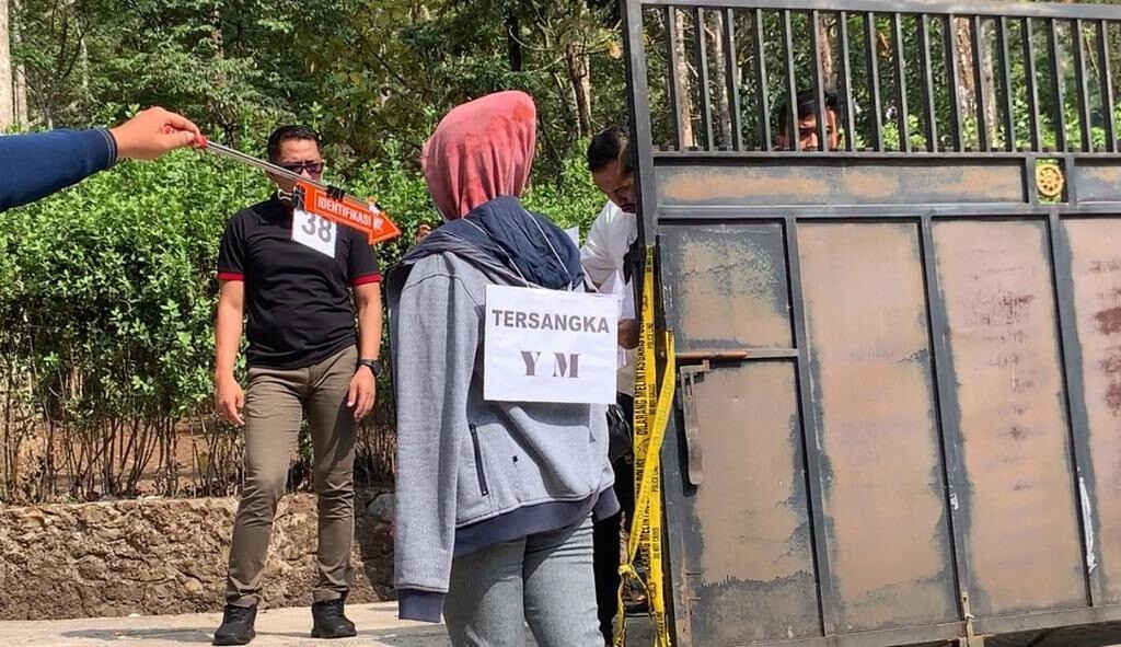 Perampokan Hotel Telaga Ngebel Ponorogo Direkonstruksi