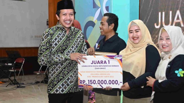 Serahkan Juara DASI EMAS, Wabup Trenggalek, Mas Syah: Yang Sehat Dibayar