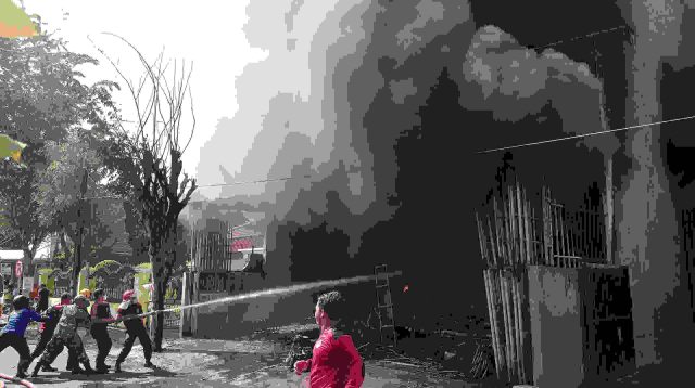 Kebakaran Toko Plastik di Ponorogo, Diduga Faktor Lalai