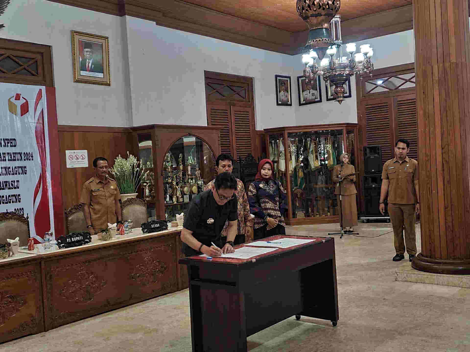 NPHD Pilkada Pilkada 2024 Tulungagung Ditandatangi, KPU Rp 53 M, Bawaslu Rp 17 M