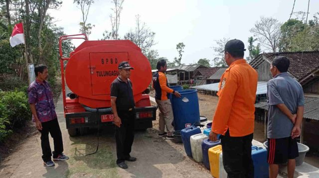 Puncak Kemarau, Kekeringan di Kabupaten Tulungagung Meluas, Kecamatan Gondang Tak Masuk Peta Rawan
