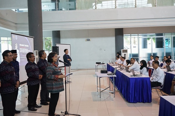 Tinjau Seleksi Kompetensi PPPK Kota Kediri, Pj Walikota Zanariah: Mental Harus Kuat