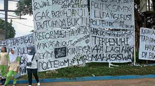 Pengeloaan Poltekom Kota Malang Tak Jelas, Mahasiswa Protes