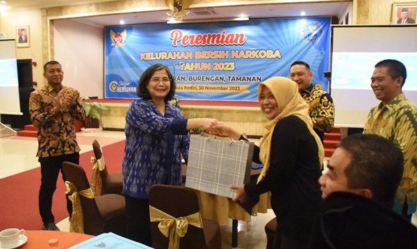 Tiga Kelurahan Bresinar Diresmikan Pj Wali Kota Kediri, Efektif Menanggulangi Peredaran Narkoba