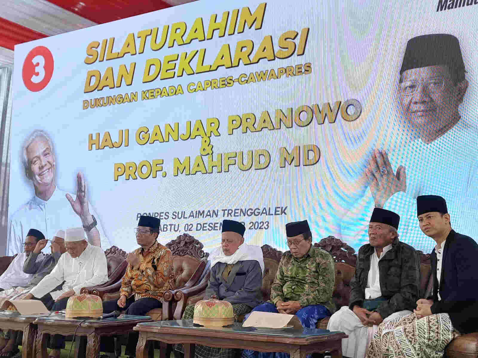 Bertemu Ulama Mataraman, Mahfud MD: Pilih Sesuai Hati Nurani