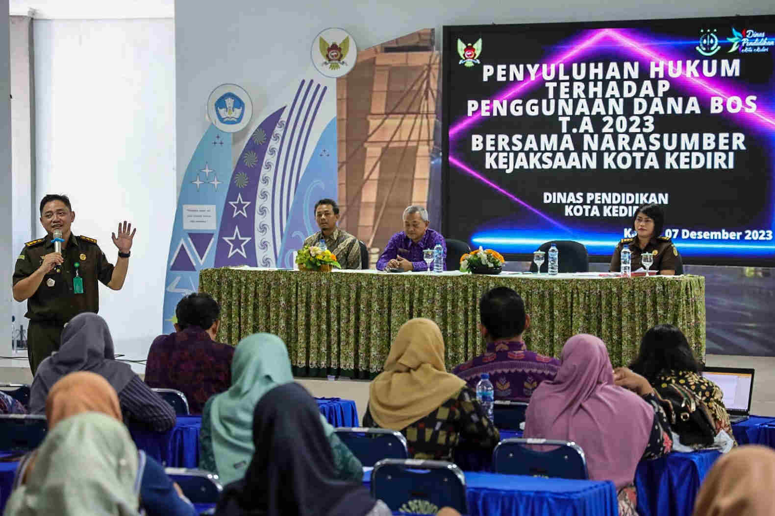 Awasi dan Cegah Penyalahgunaan Dana BOS, Guru Kota Kediri Dapat Penyuluhan Hukum