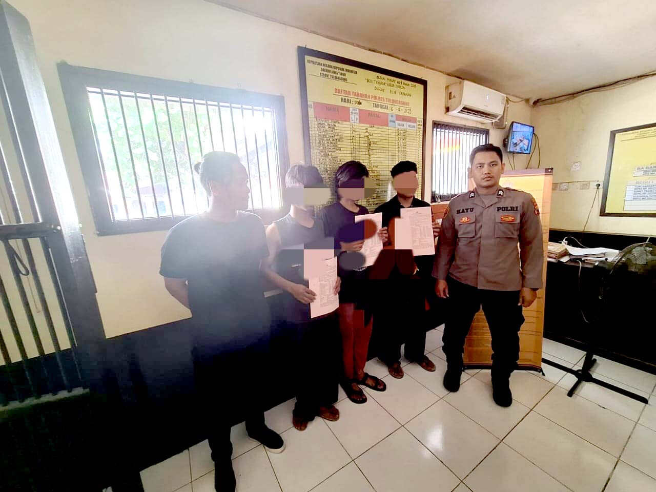 Diduga Pengaruh Miras, Empat Pemuda Lakukan Penganiayaan