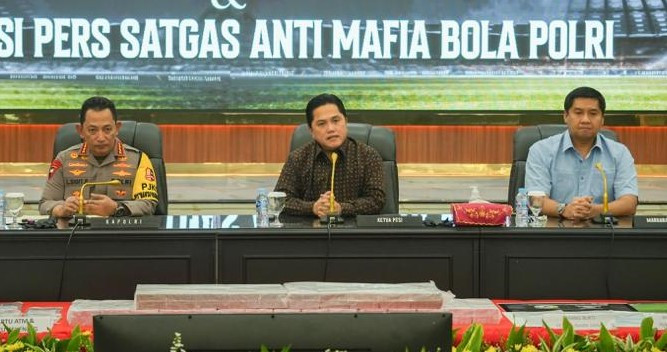 Pemberantasan Mafia Bola Tanpa Pandang Bulu, Demi Kompetisi Terbaik di Dunia Nantinya, Erick Thohir: PSSI Siap Diperiks
