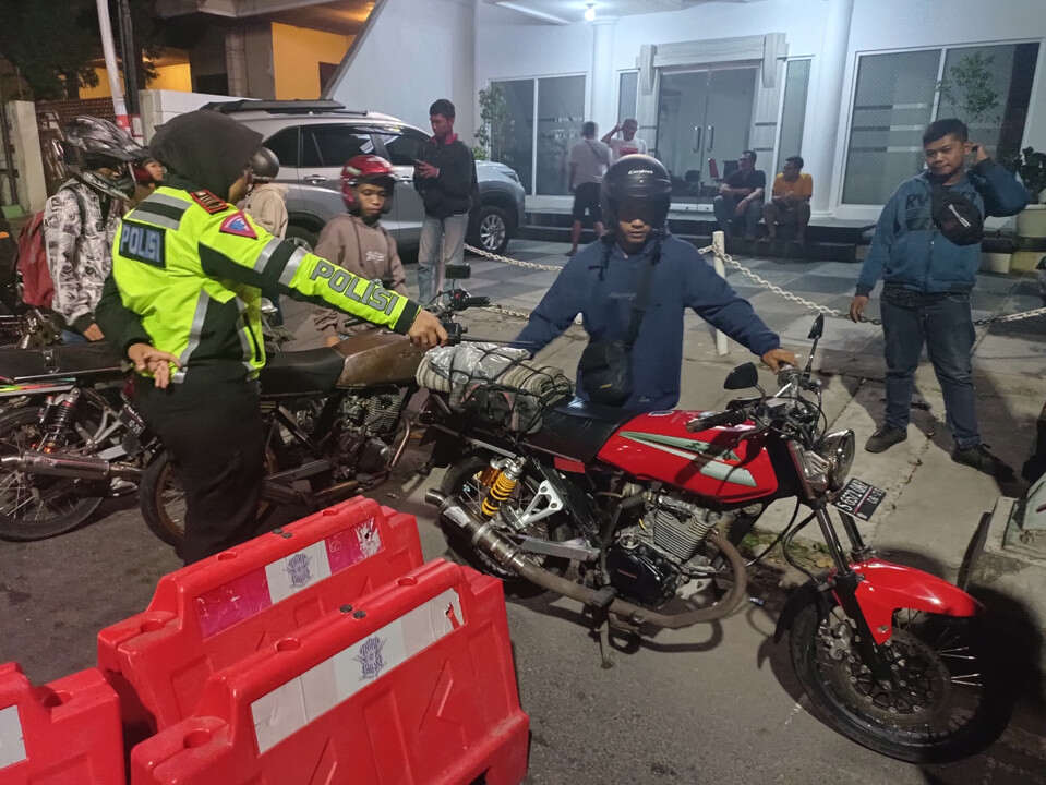 Terjaring Razia Balap Liar dan Knalpot Brong, Kendaraan Bisa Diambil Tahun Depan