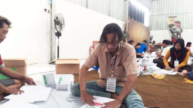 Kebut Pelipatan Surat Suara, KPU Kabupaten Blitar Target Rampung Akhir Januari