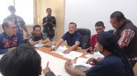 Sejumlah LSM Gelar Aksi, Tuntut Hasil Tes Perangkat Desa Kabupaten Kediri Transparan