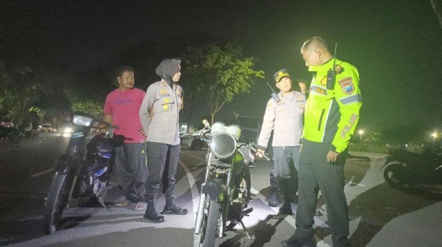 Ratusan Motor di kawasan SLG Tak Sesuai Spektek Ditahan Polres Kediri Sebulan