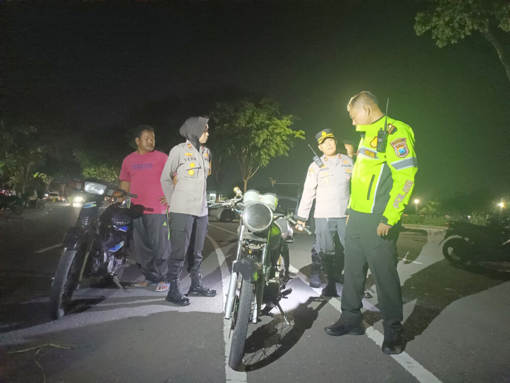 Ratusan Motor di kawasan SLG Tak Sesuai Spektek Ditahan Polres Kediri Sebulan