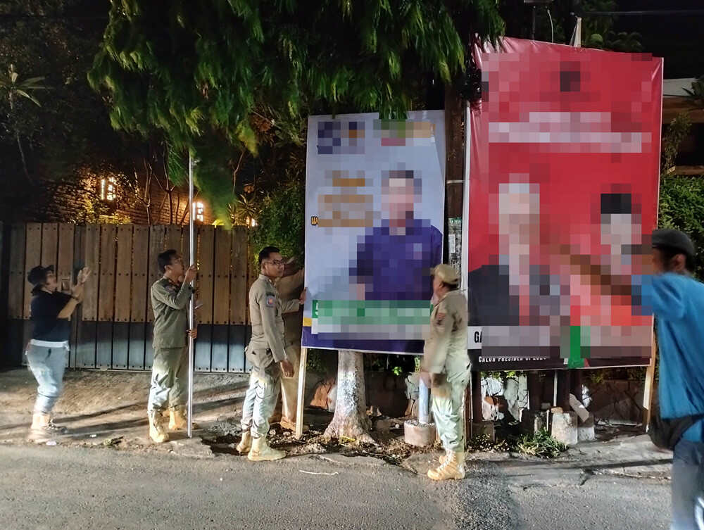 Melanggar Aturan dan Rusak, Satpol PP Kota Kediri Tertibkan 1.4234 APK